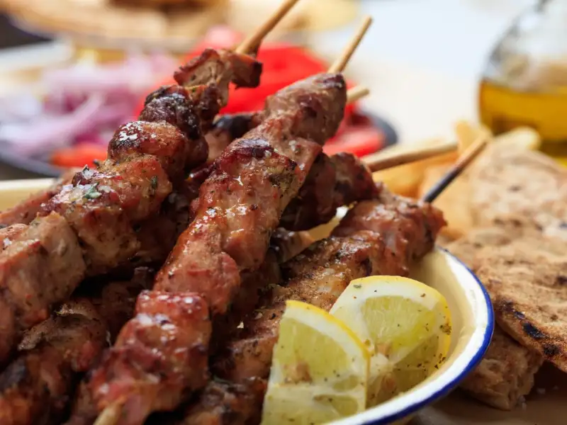 Brochettes de veau